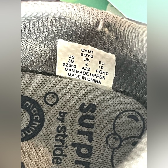 Stride Rite *2 Pairs* Baby Shoes Set - Blue Pair NWT & Gray Pair Preloved Size 3 - Picture 4 of 16